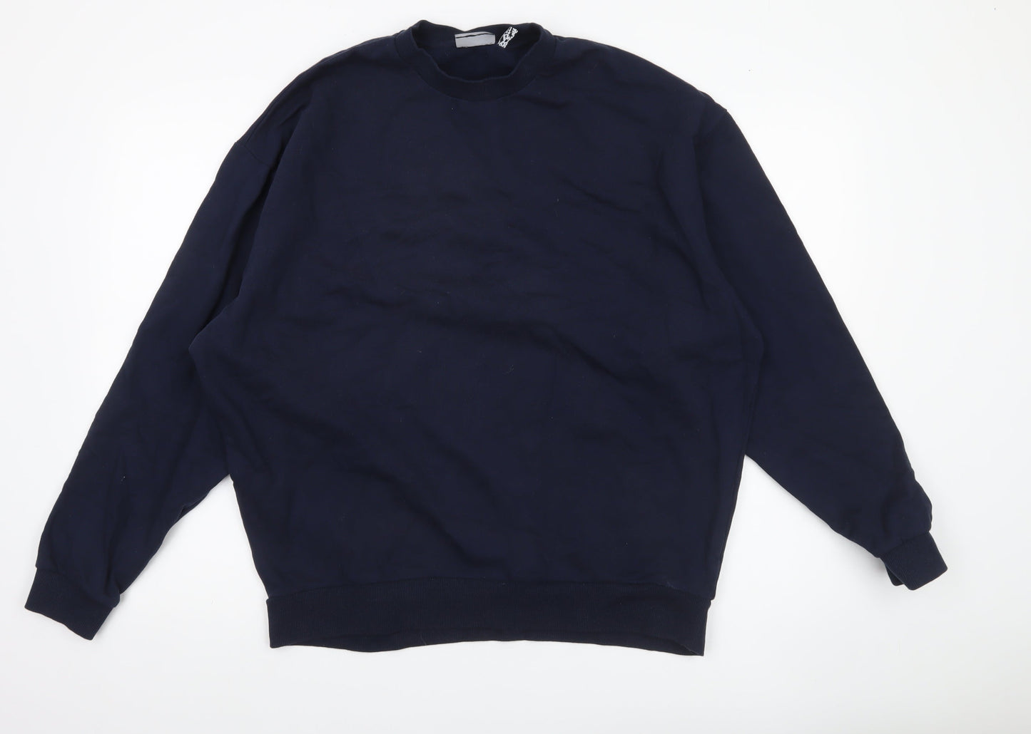 ASOS Design Men's Blue Pullover Sweatshirt Size M Crew Neck
