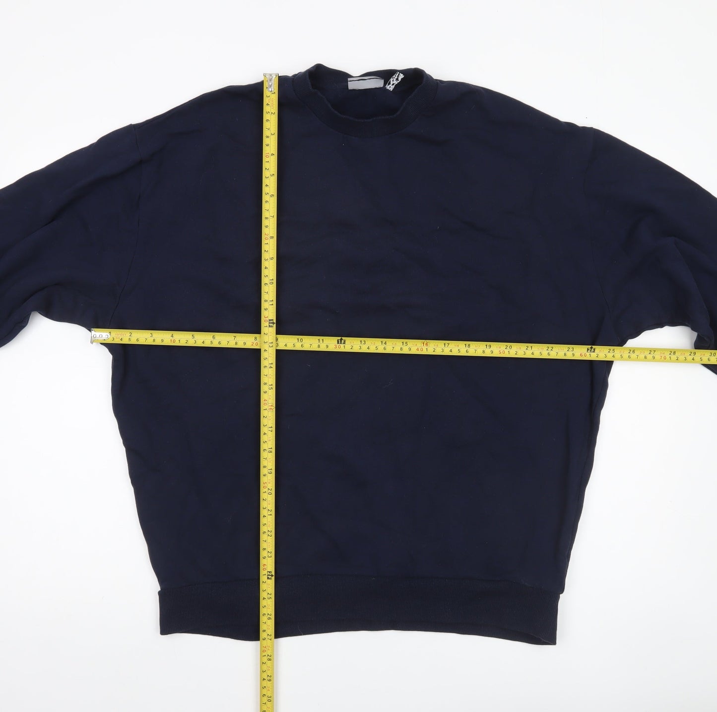ASOS Design Men's Blue Pullover Sweatshirt Size M Crew Neck
