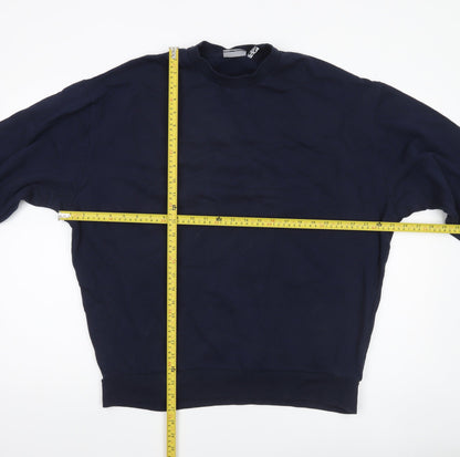 ASOS Design Men's Blue Pullover Sweatshirt Size M Crew Neck