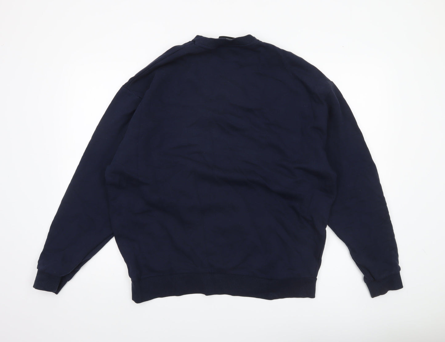 ASOS Design Men's Blue Pullover Sweatshirt Size M Crew Neck