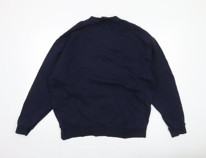 ASOS Design Men's Blue Pullover Sweatshirt Size M Crew Neck