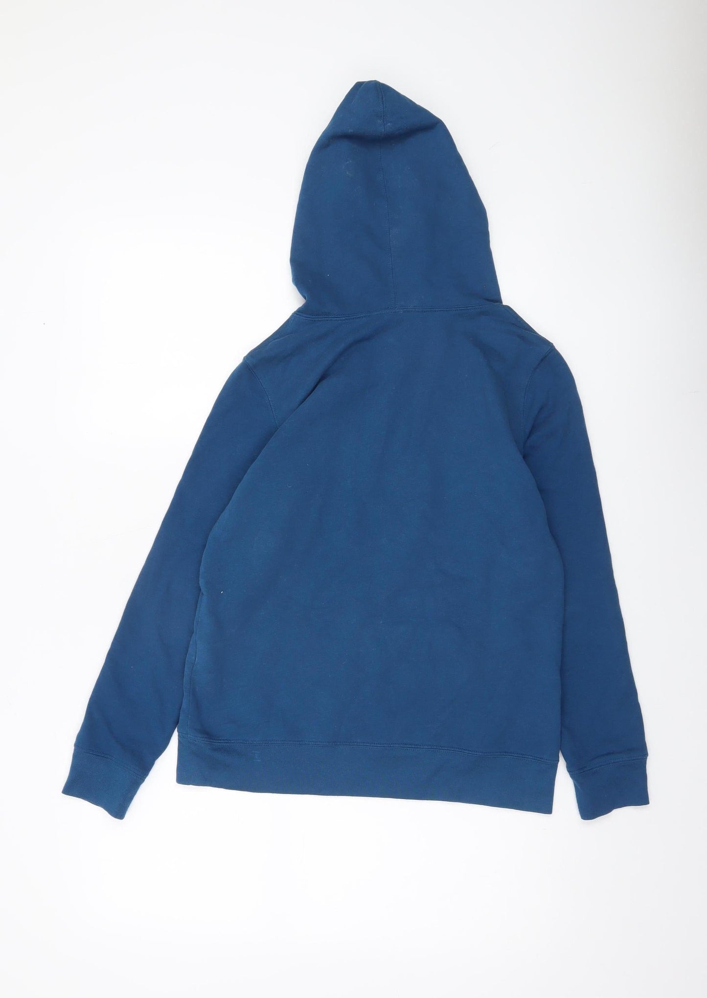 GAP Women’s Blue Pullover Hoodie XS Cotton Blend Logo Sweatshirt