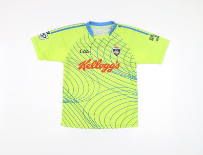 O'Neills Boys Green Sports Jersey T-Shirt 5 Years Lightweight Activewear