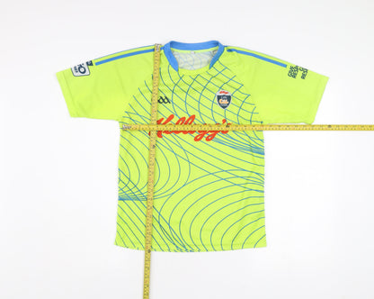 O'Neills Boys Green Sports Jersey T-Shirt 5 Years Lightweight Activewear