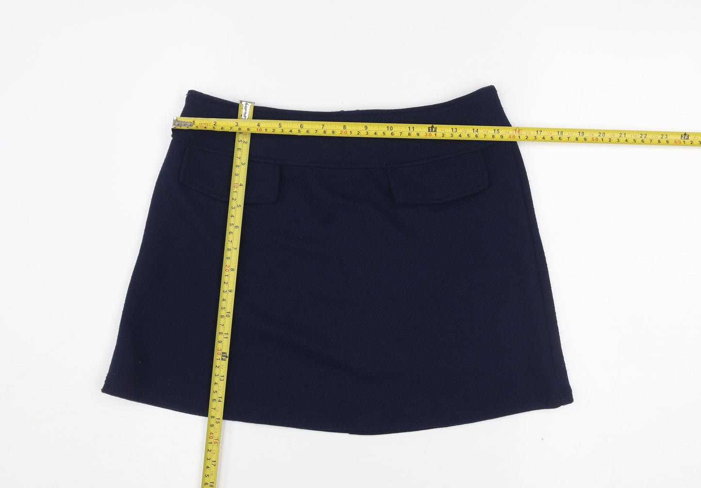 River Island Women's Blue Size 12 Short Pencil Skirt