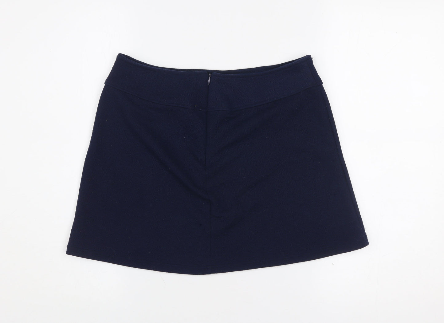 River Island Women's Blue Size 12 Short Pencil Skirt