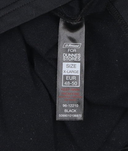 St. Bernard Dunnes Stores Men’s Black XL 1/2 Zip Pullover Sweatshirt