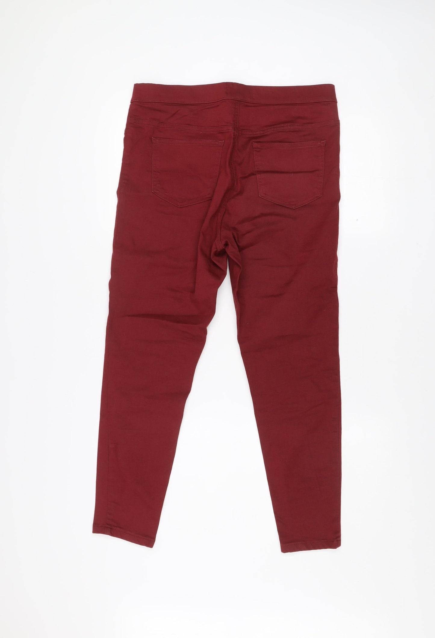 Marks and Spencer Women’s Red Size 14 Skinny Slim Jeans