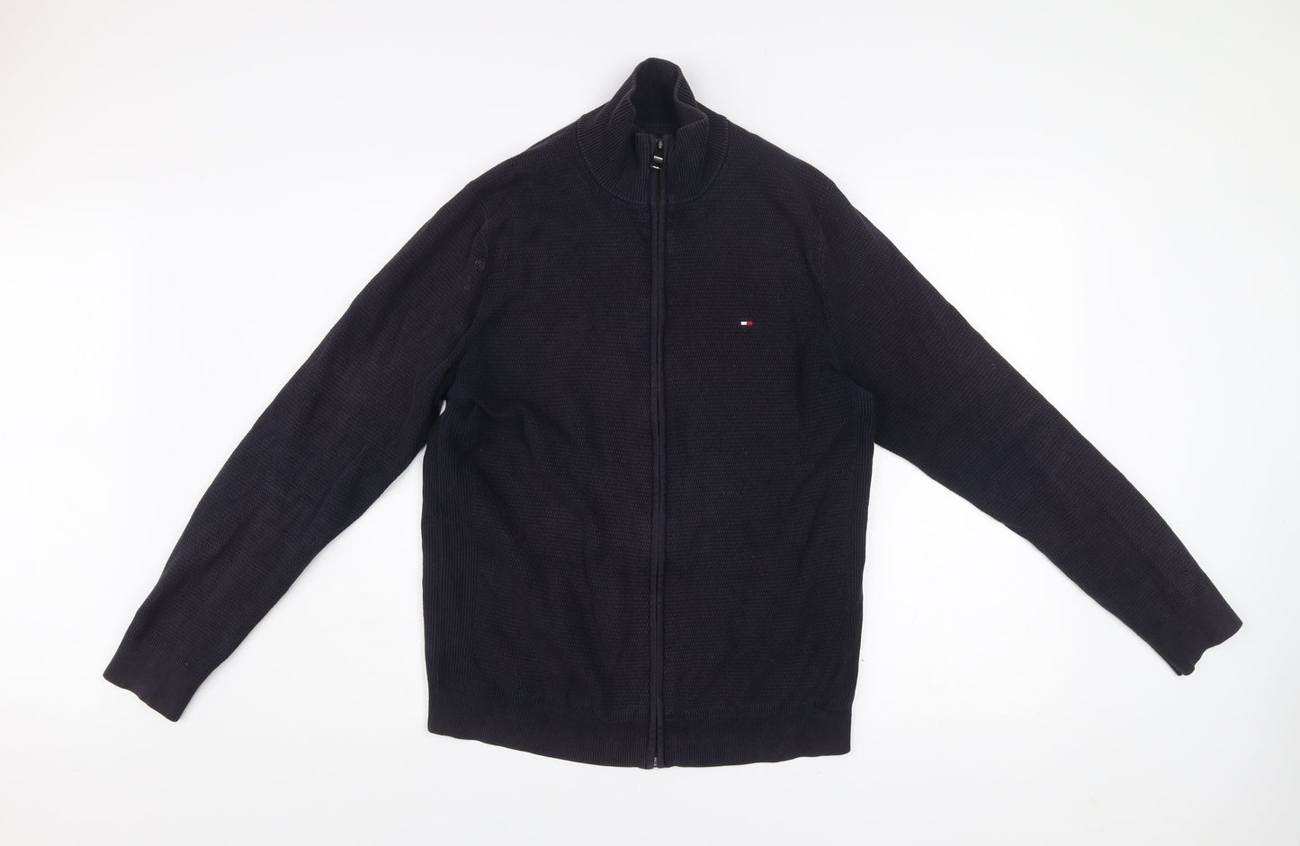 Mens UK Size M Tommy Hilfiger Black Basic Jacket