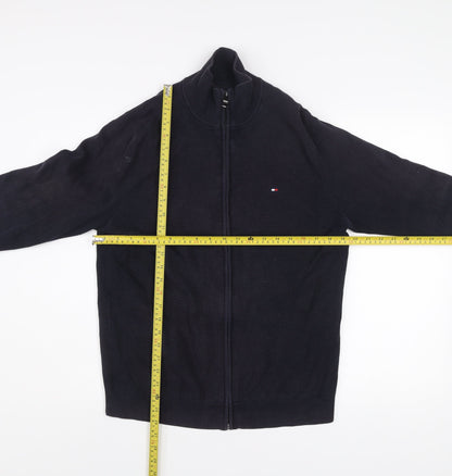 Mens UK Size M Tommy Hilfiger Black Basic Jacket