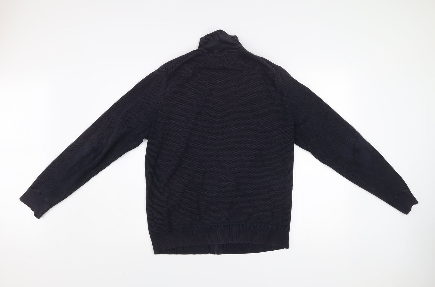 Mens UK Size M Tommy Hilfiger Black Basic Jacket