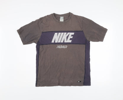 Nike Men’s Grey M Graphic Sports T-Shirt Short Sleeve Cotton