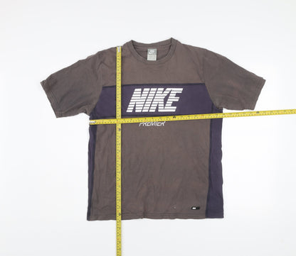 Nike Men’s Grey M Graphic Sports T-Shirt Short Sleeve Cotton