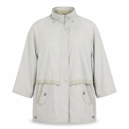 Compliments Women’s Beige Size 16 Mid-Length Overcoat with Pockets