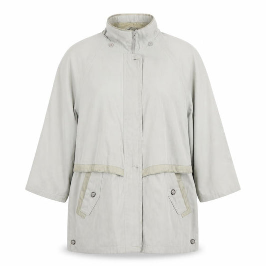 Compliments Women’s Beige Size 16 Mid-Length Overcoat with Pockets