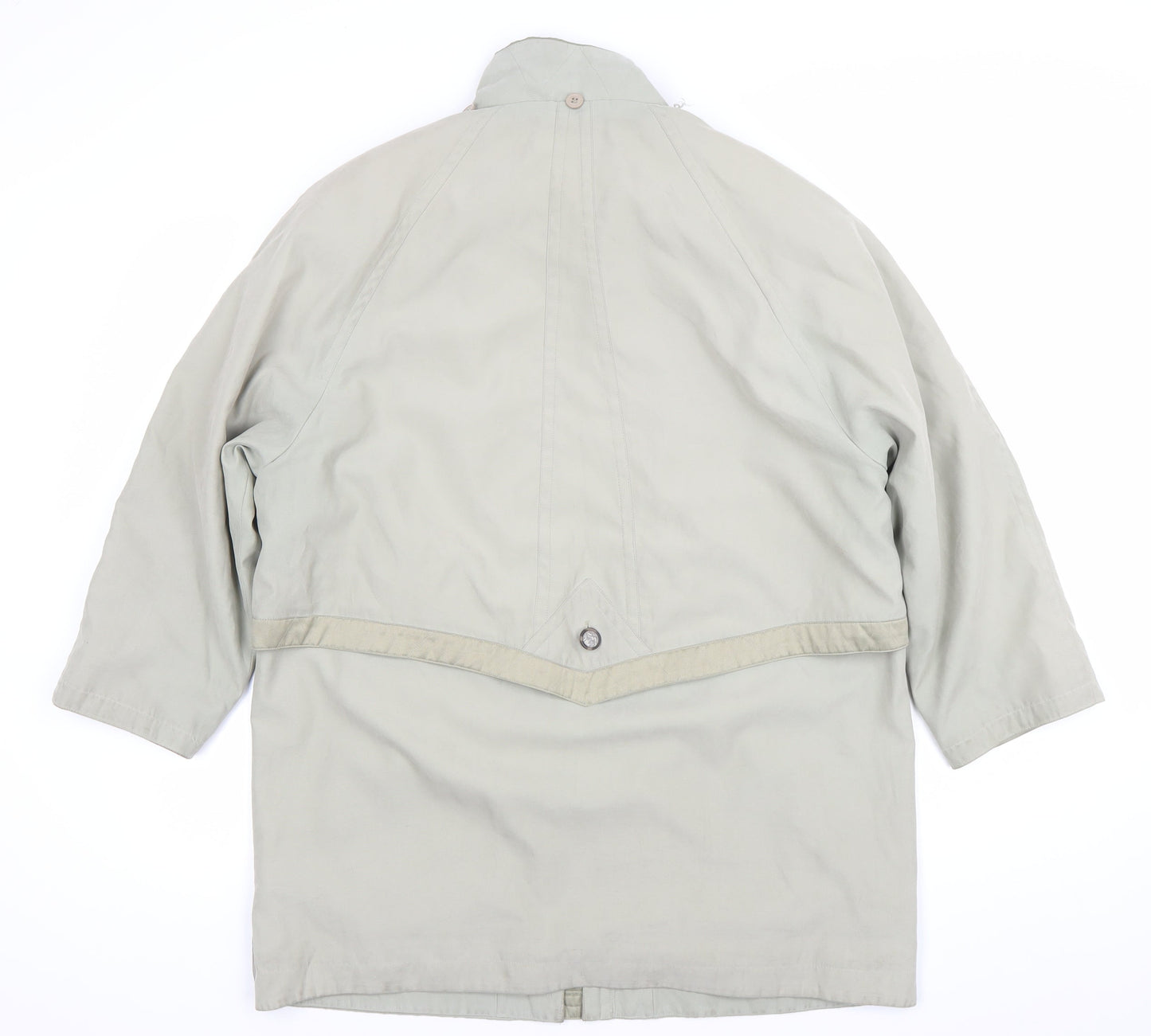 Compliments Women’s Beige Size 16 Mid-Length Overcoat with Pockets