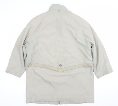 Compliments Women’s Beige Size 16 Mid-Length Overcoat with Pockets