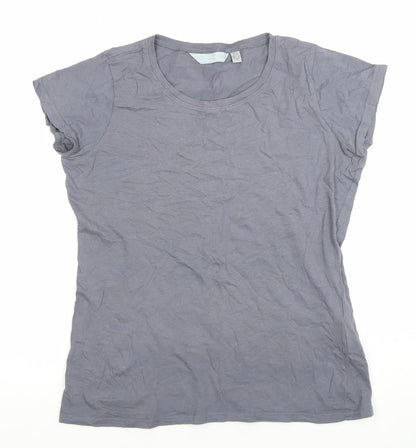 Womens UK Size 14 Regatta Grey Basic T-Shirt