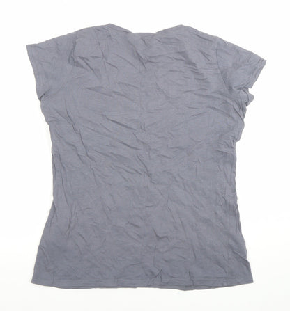 Womens UK Size 14 Regatta Grey Basic T-Shirt