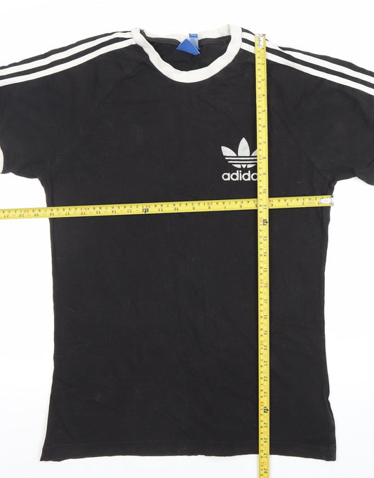 Mens UK Size M adidas Black  T-Shirt