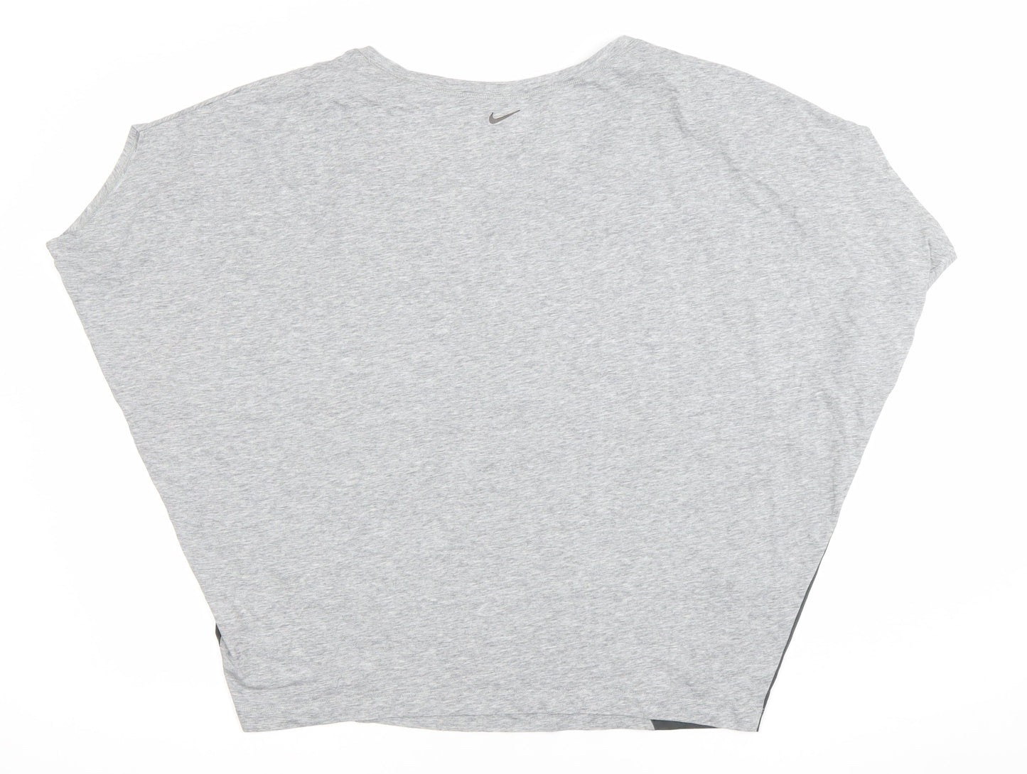 Nike Womens Grey XL Dri-Fit Relaxed Fit Activewear T-Shirt