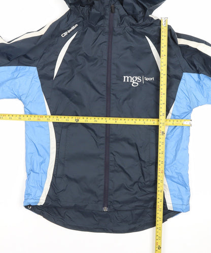 O'Neills Boys Blue Hooded Windbreaker Jacket Age 9-10 Years Sports Zip