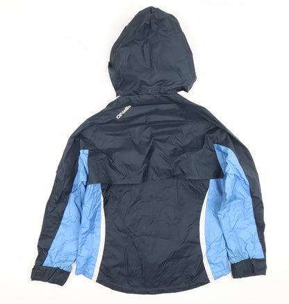 O'Neills Boys Blue Hooded Windbreaker Jacket Age 9-10 Years Sports Zip