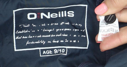 O'Neills Boys Blue Hooded Windbreaker Jacket Age 9-10 Years Sports Zip
