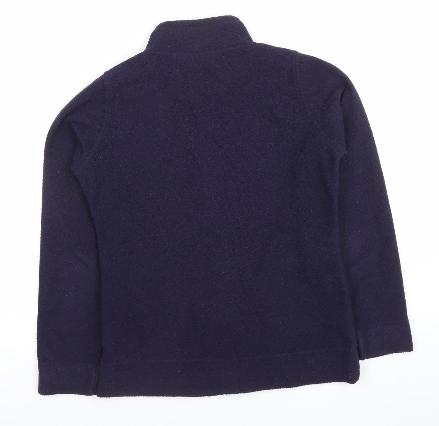 Isle Essentials Women’s Blue Fleece Full Zip Jacket Size S 10-12