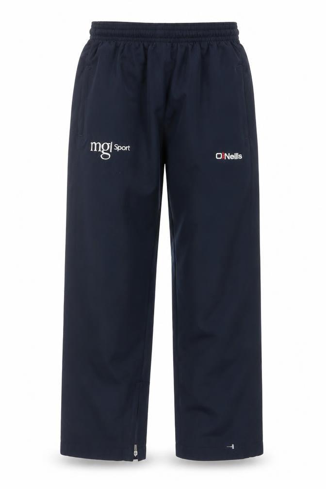 Front view of O'Neill boys’ blue 7-8y track pants polyester sports trousers