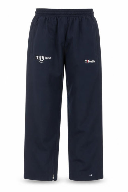 Front view of O'Neill boys’ blue 7-8y track pants polyester sports trousers