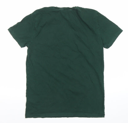 Ralph Lauren Men’s Green Cotton Crew Neck Logo T-Shirt Size M
