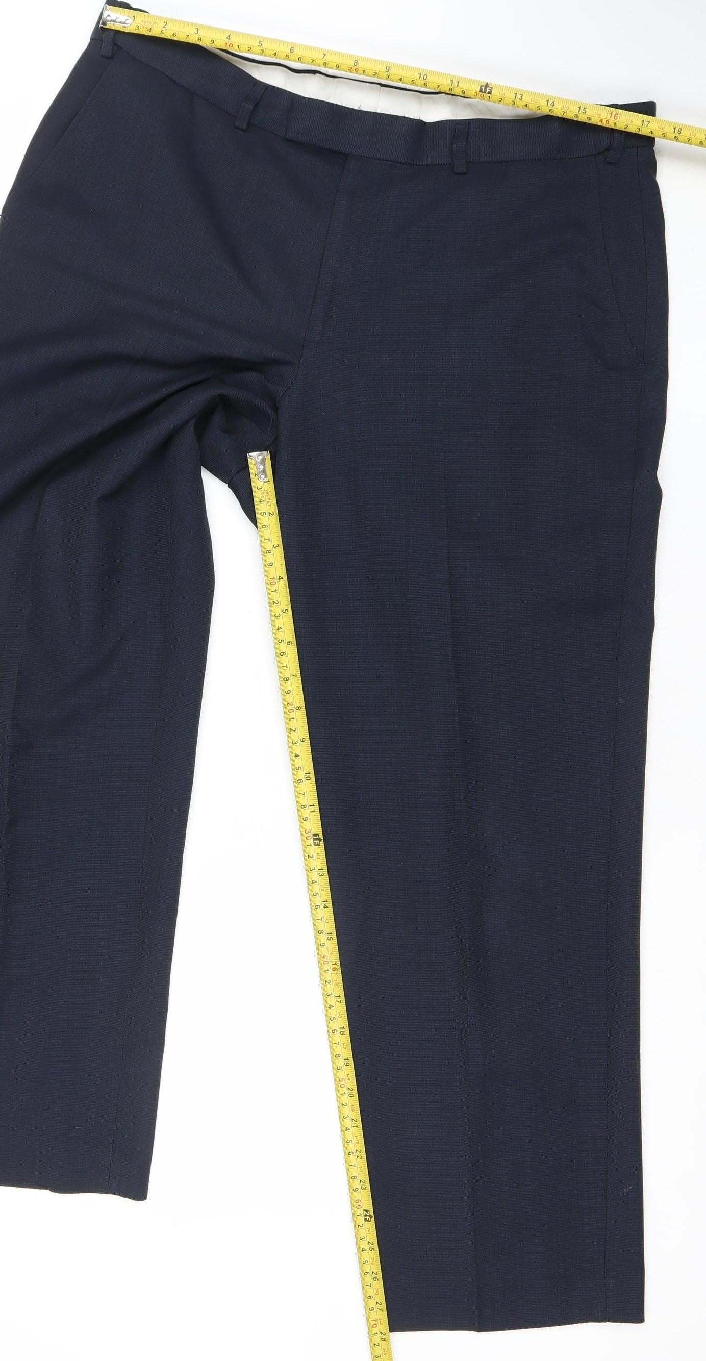 Dunnes Stores Men’s Navy Blue 36W 29L Dress Pants Trousers