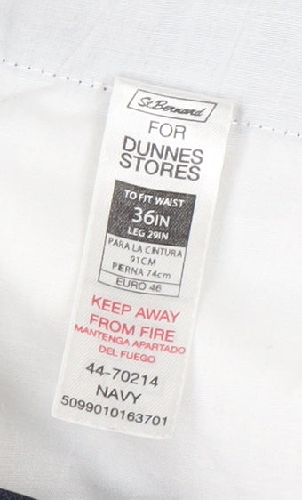 Dunnes Stores Men’s Navy Blue 36W 29L Dress Pants Trousers