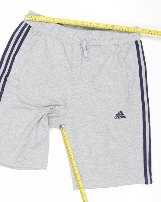 Adidas Mens Grey 2XL Athletic Shorts with Pockets