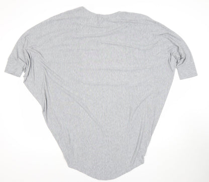 Savida Women’s Grey Open Cardigan Lightweight Jersey Size M