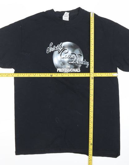 Gildan Men's Black Strictly Come Dancing Tour 2019 T-Shirt Size M