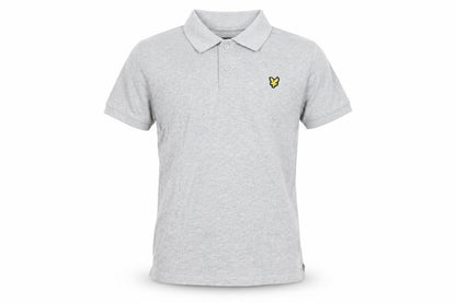 Boys UK Size 10-11 Years Lyle & Scott Grey Basic Polo