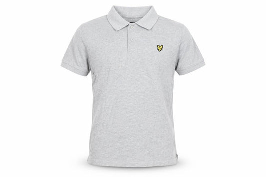 Boys UK Size 10-11 Years Lyle & Scott Grey Basic Polo