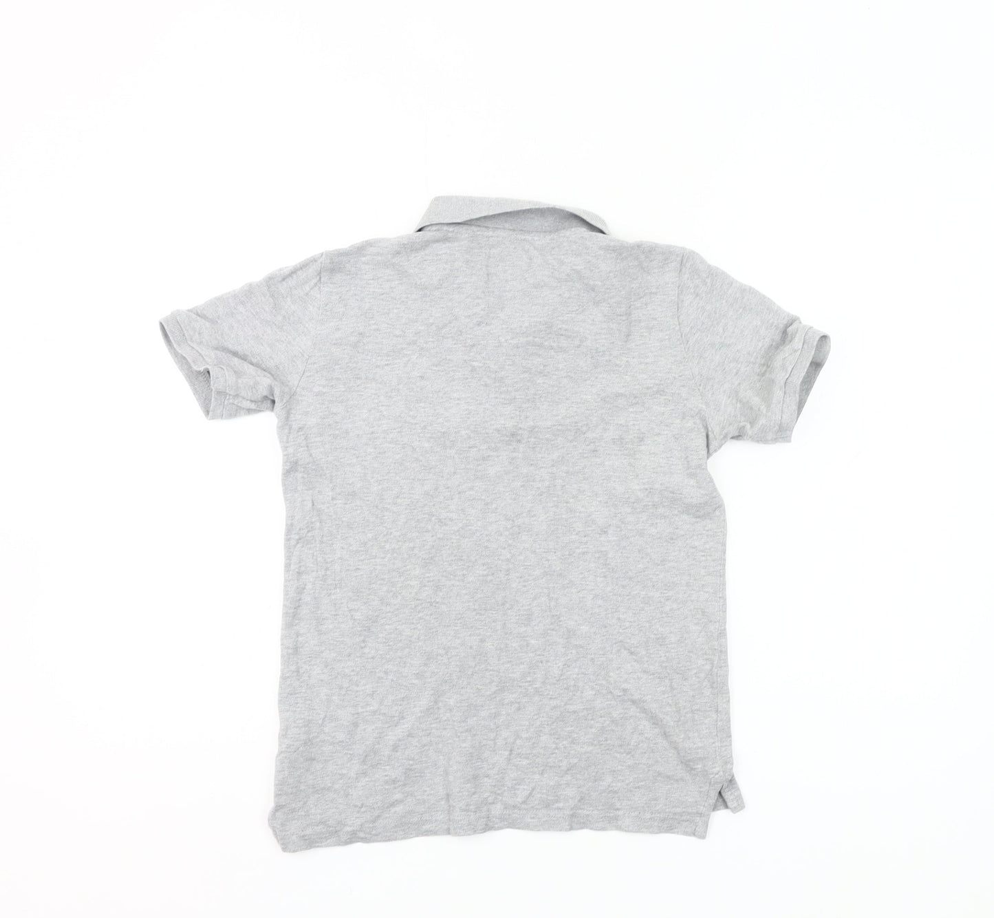 Boys UK Size 10-11 Years Lyle & Scott Grey Basic Polo