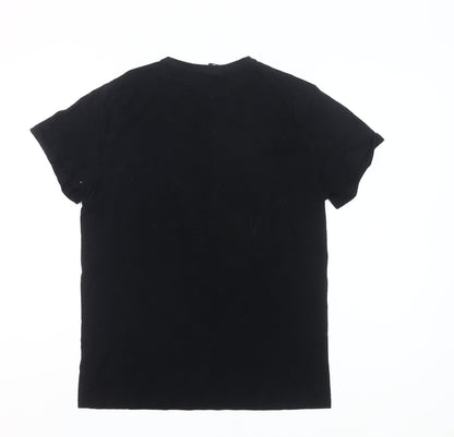 George Star Wars Men’s Black Small Crew Neck Graphic T-Shirt