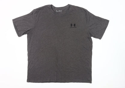 Under Armour Men’s Grey 2XL Relaxed Fit HeatGear T-Shirt