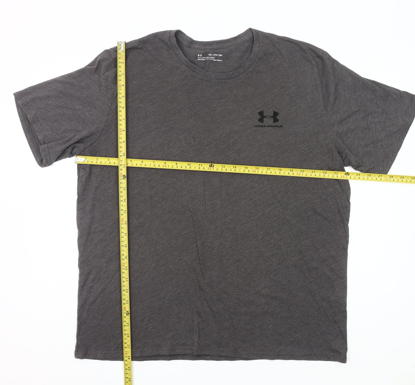 Under Armour Men’s Grey 2XL Relaxed Fit HeatGear T-Shirt