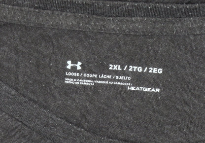 Under Armour Men’s Grey 2XL Relaxed Fit HeatGear T-Shirt