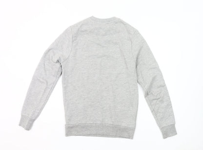 Mens UK Size S Firetrap Grey Pullover Sweatshirt