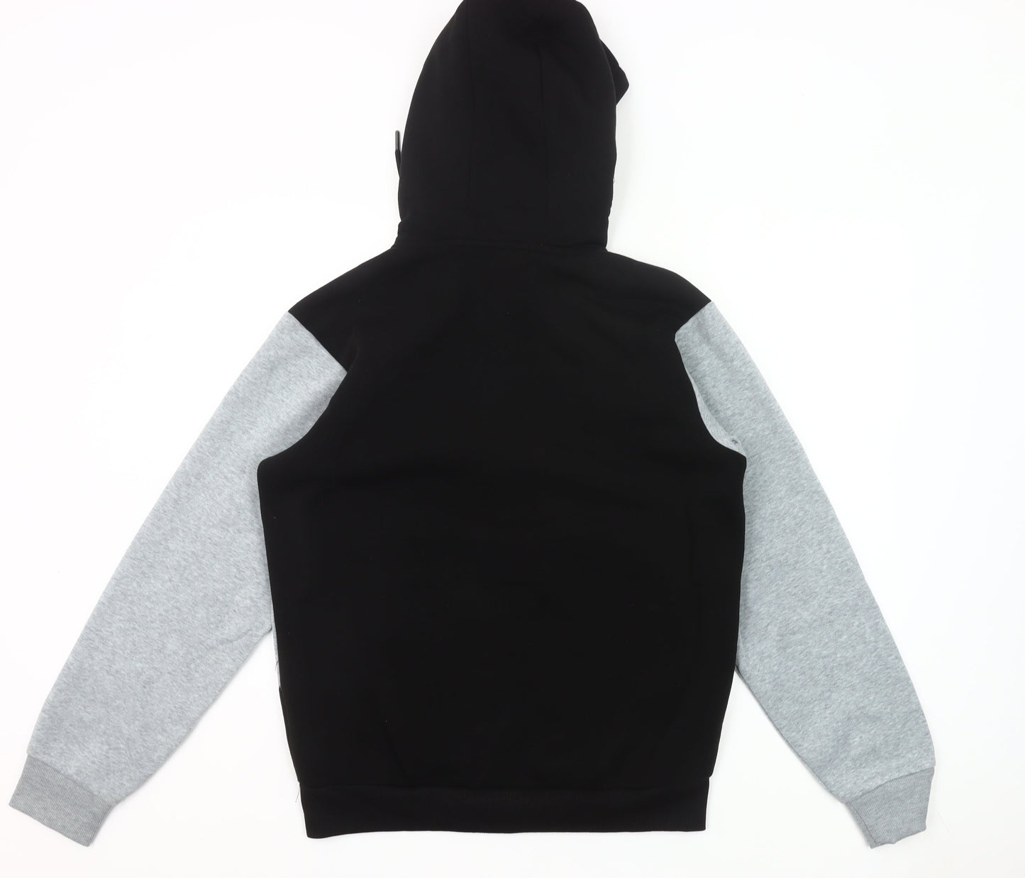 Donnay Men’s Black Grey Full Zip Hoodie Size S Regular Fit