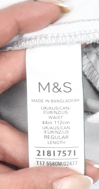 Marks and Spencer Men’s Grey 44 Chino Shorts Cotton Stretch