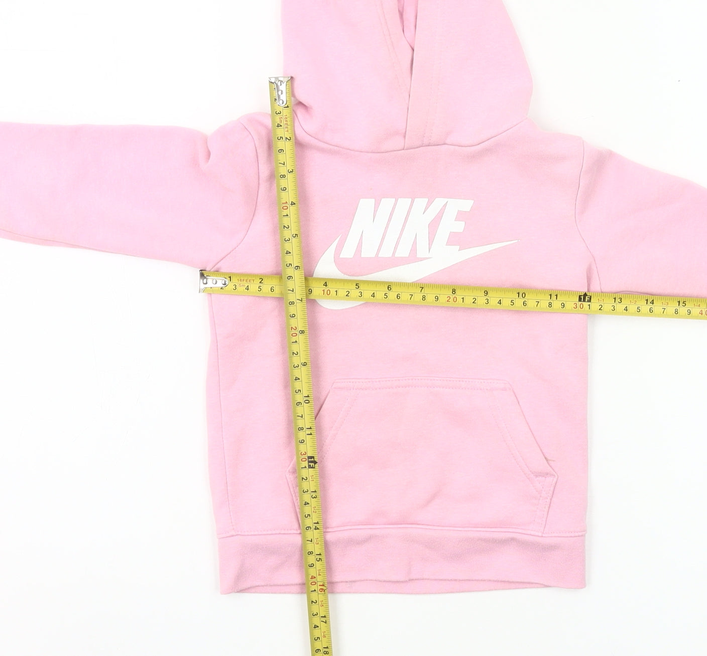 Girls UK Size 2-3 Years Nike Pink Pullover Hoodie