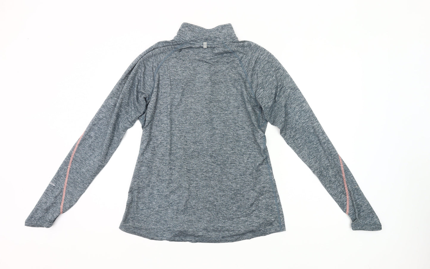 Nike Womens Blue Running Sweatshirt Size M 1/2 Zip Dri-Fit