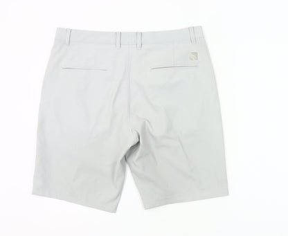 Puma Mens Grey Chino Shorts Size 24 Regular Fit Casual Summer